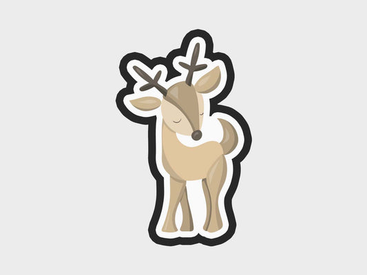 Deer Christmas Winter Gnomes Cookie Cutter STL Files Cookie Cutter Files