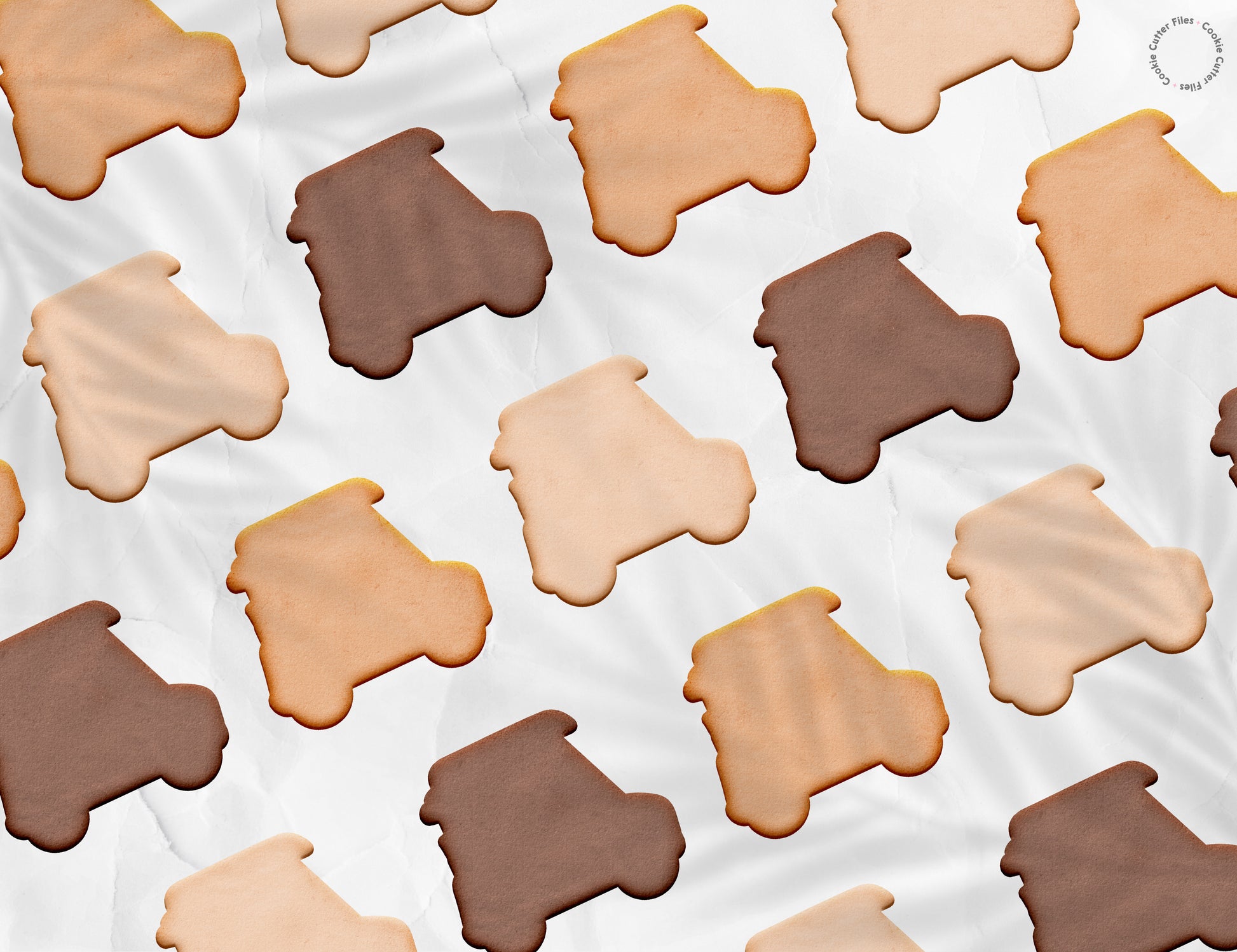 Golf Cart Cookie Cutter STL Files Cookie Cutter Files