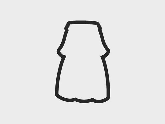 Scottish Inspired Princess Dress Cookie Cutter STL Files Cookie Cutter Files