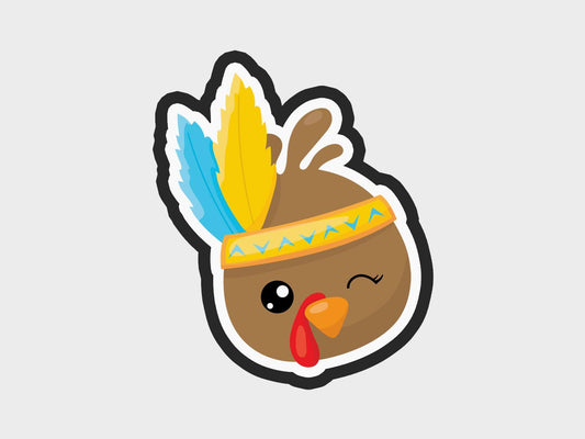 Feathers Thanksgiving Turkey Faces Cookie Cutter STL Files Cookie Cutter Files