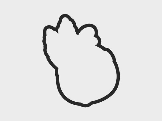 Feathers Thanksgiving Turkey Faces Cookie Cutter STL Files Cookie Cutter Files