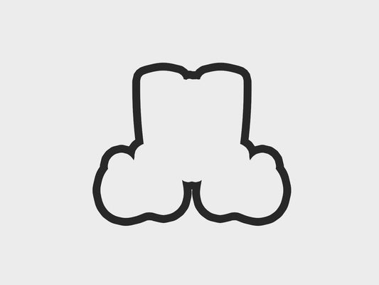 Elf Christmas Feet Cookie Cutter STL Files Cookie Cutter Files