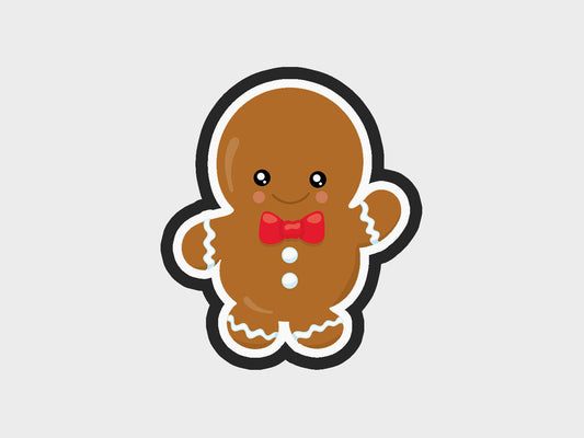 Gingerbread Wave Gingerbread Babies Cookie Cutter STL Files Cookie Cutter Files