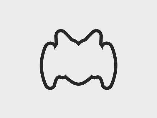 Bat Halloween Hearts Cookie Cutter STL Files Cookie Cutter Files