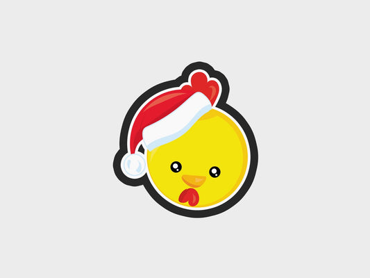Chick Animal Faces Santa Edition Cookie Cutter STL Files Cookie Cutter Files
