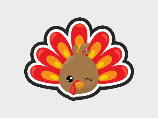 Full Thanksgiving Turkey Faces Cookie Cutter STL Files Cookie Cutter Files