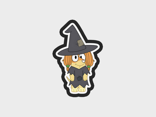 Witch Inspired Halloween Blue Heeler Dog Cookie Cutter STL Files Cookie Cutter Files