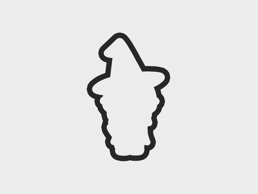Witch Inspired Halloween Blue Heeler Dog Cookie Cutter STL Files Cookie Cutter Files