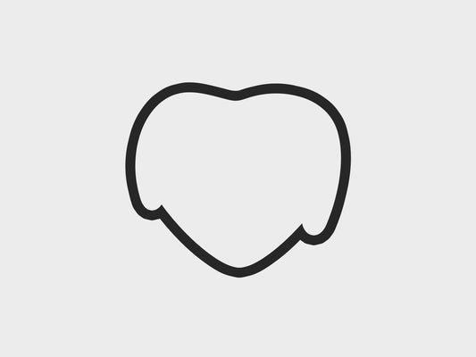 Poison Apple Halloween Hearts Cookie Cutter STL Files Cookie Cutter Files