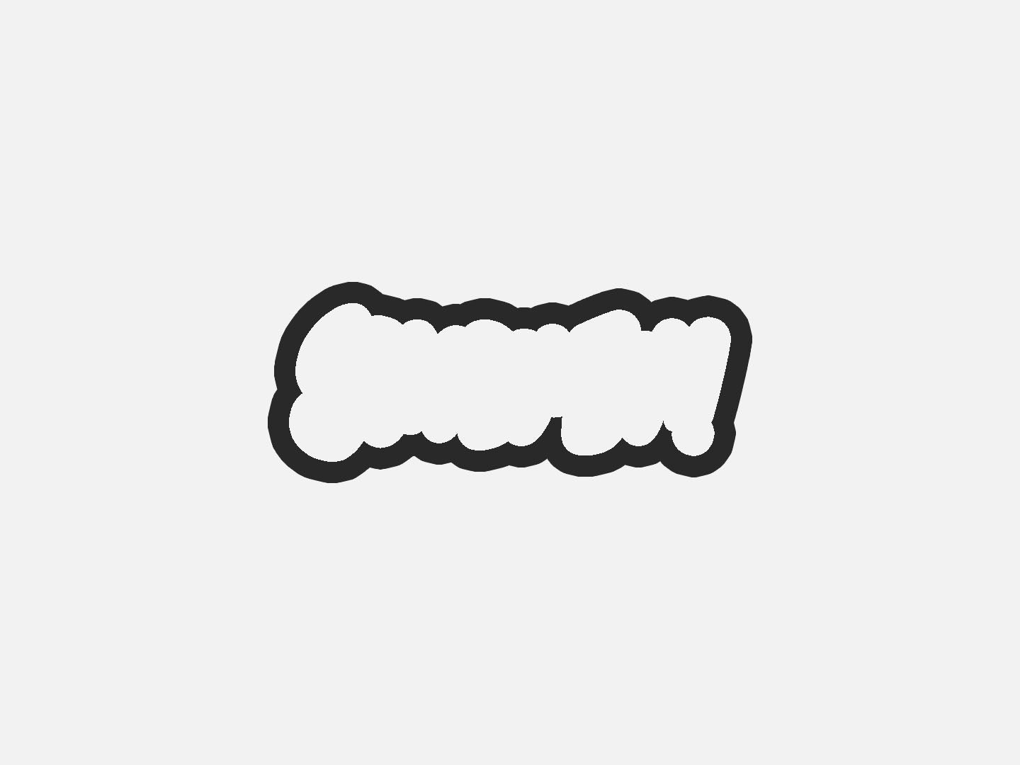 Typograhpy Inspired Mystery Dog Crew Cookie Cutter STL Files Cookie Cutter Files