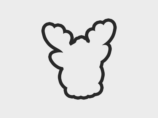 Reindeer Christmas Faces Cookie Cutter STL Files Cookie Cutter Files