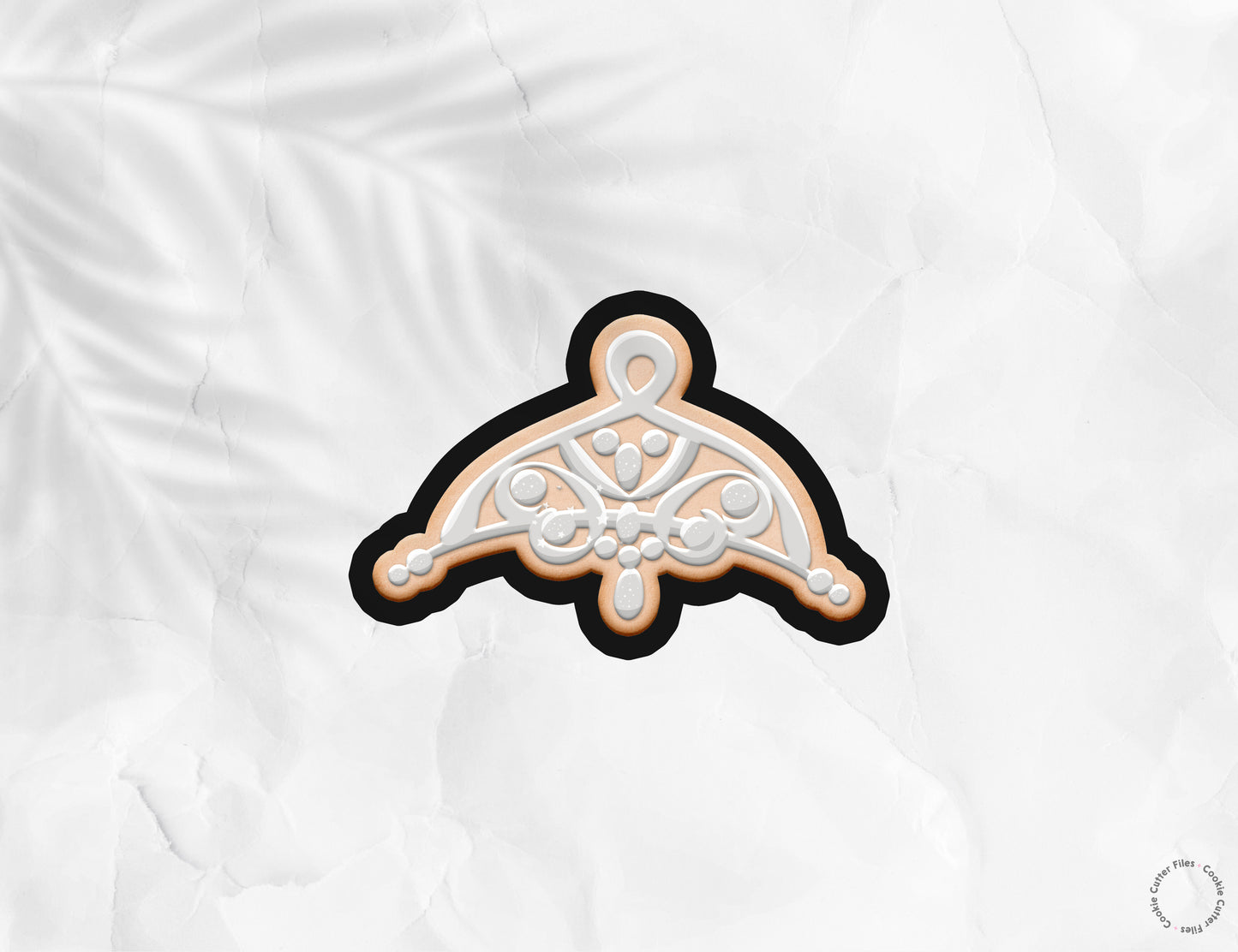 Ballerina Tiara Cookie Cutter STL Files Cookie Cutter Files