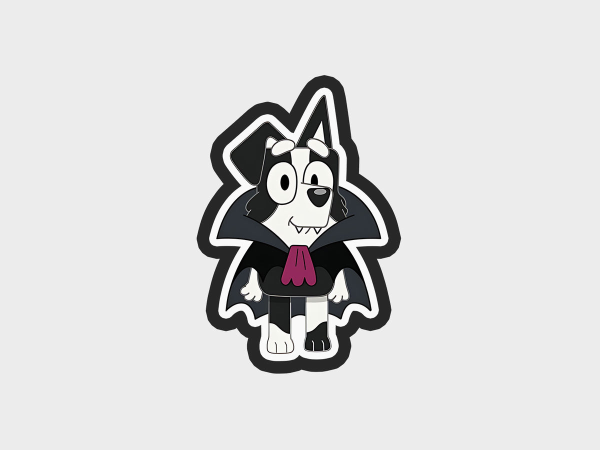 Vampire Inspired Halloween Blue Heeler Dog Cookie Cutter STL Files Cookie Cutter Files