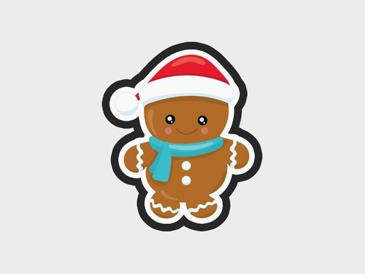 Gingerbread Santa Hat Gingerbread Babies Cookie Cutter STL Files Cookie Cutter Files