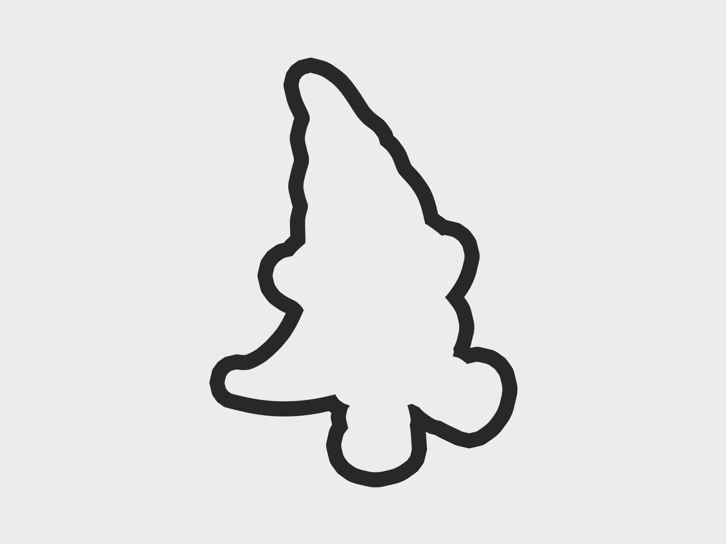 Dancing Christmas Winter Gnomes Cookie Cutter STL Files Cookie Cutter Files