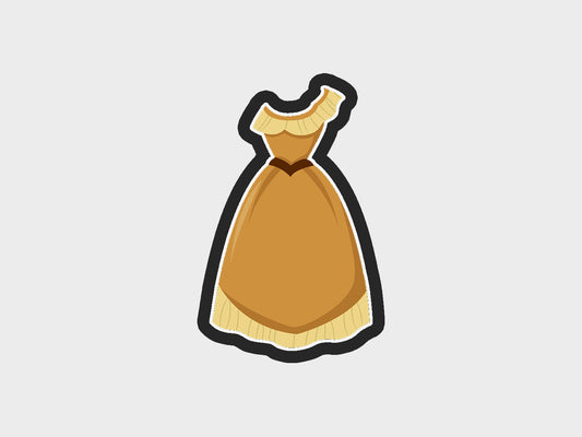 Native Inspired Princess Dress Cookie Cutter STL Files Cookie Cutter Files