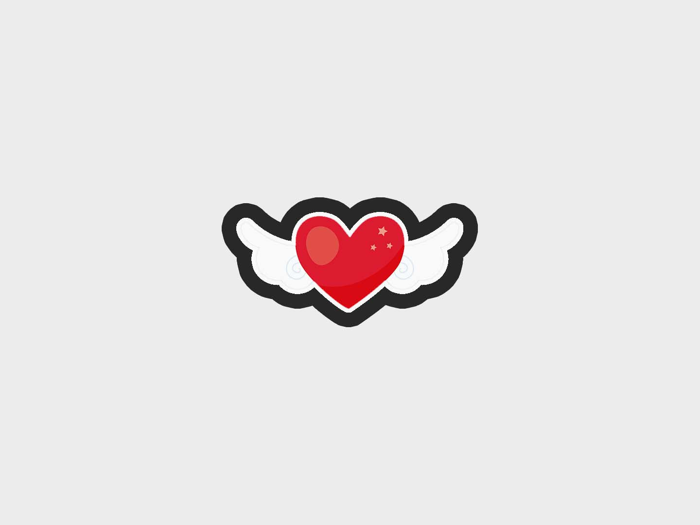 Heart Wings Valentine Gifts Cookie Cutter STL Files Cookie Cutter Files