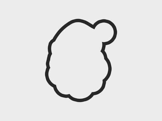 Santa Christmas Faces Cookie Cutter STL Files Cookie Cutter Files