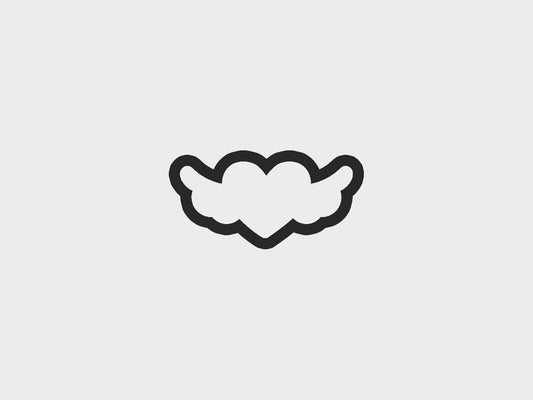 Heart Wings Valentine Gifts Cookie Cutter STL Files Cookie Cutter Files