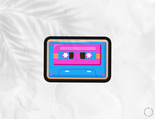 Casette Tape Nostalgia 90s Cookie Cutter STL Files Cookie Cutter Files