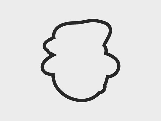 Snowman Christmas Faces Cookie Cutter STL Files Cookie Cutter Files