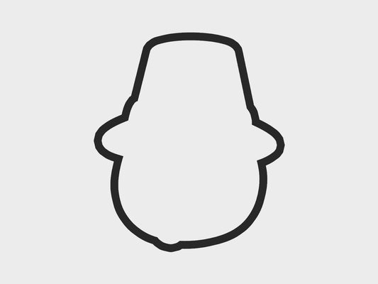 Hat Thanksgiving Turkey Faces Cookie Cutter STL Files Cookie Cutter Files