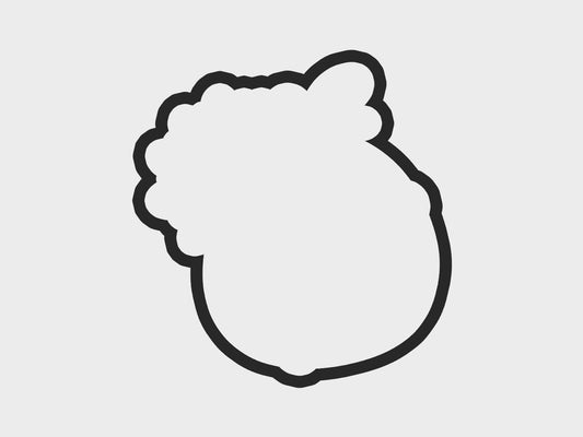 Flower Thanksgiving Turkey Faces Cookie Cutter STL Files Cookie Cutter Files
