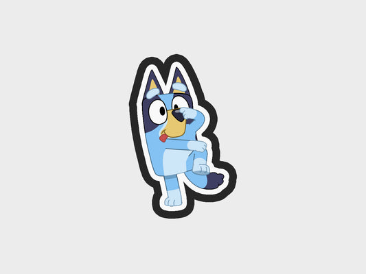 Dog Silly Inspired Blue Heeler Dog Cookie Cutter STL Files Cookie Cutter Files