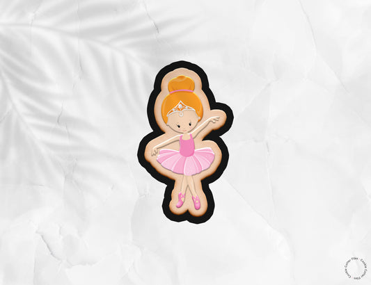 Ballerina Girl Cookie Cutter STL Files Cookie Cutter Files
