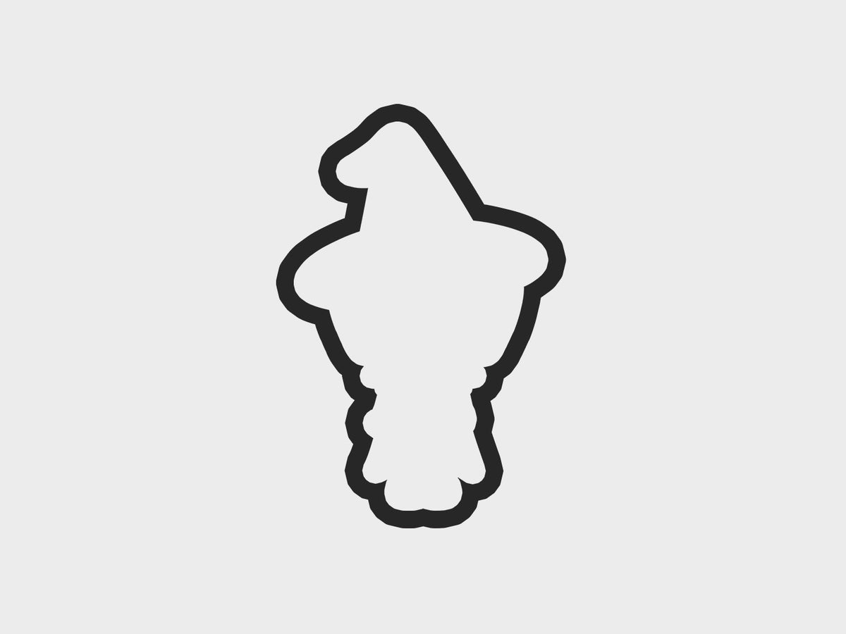 Witch Dalmatian Inspired Halloween Blue Heeler Dog Cookie Cutter STL Files Cookie Cutter Files