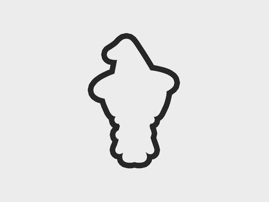 Witch Dalmatian Inspired Halloween Blue Heeler Dog Cookie Cutter STL Files Cookie Cutter Files