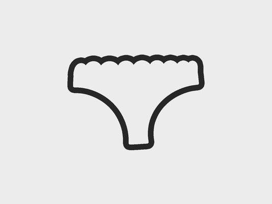 Cheeky Undies Bachelorette Red Lingerie Cookie Cutter STL Files Cookie Cutter Files