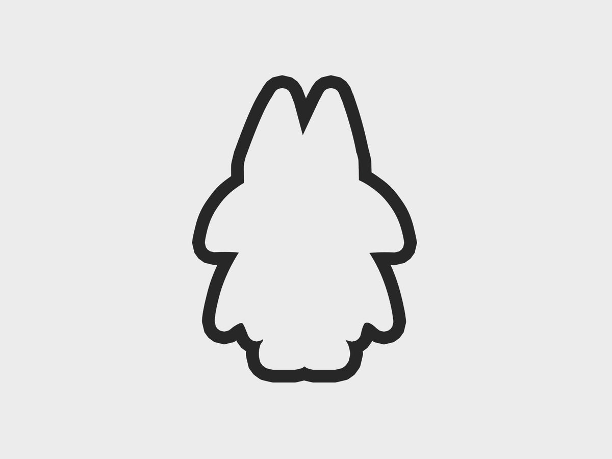 Pointy Ears Vampire Inspired Halloween Blue Heeler Dog Cookie Cutter STL Files Cookie Cutter Files