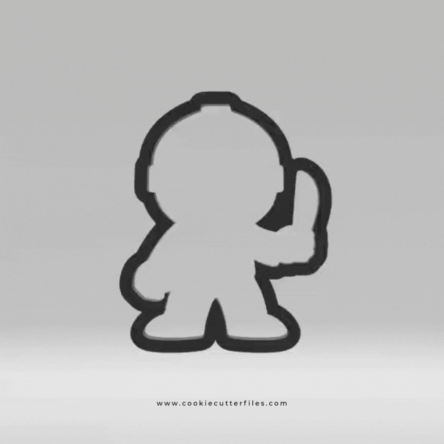 Mask Horror Chibi Inspired Cookie Cutter STL Files Cookie Cutter Files