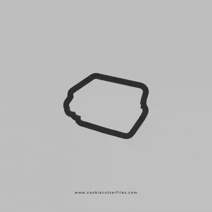 Cards Pile Game Night Cookie Cutter STL Files Cookie Cutter Files