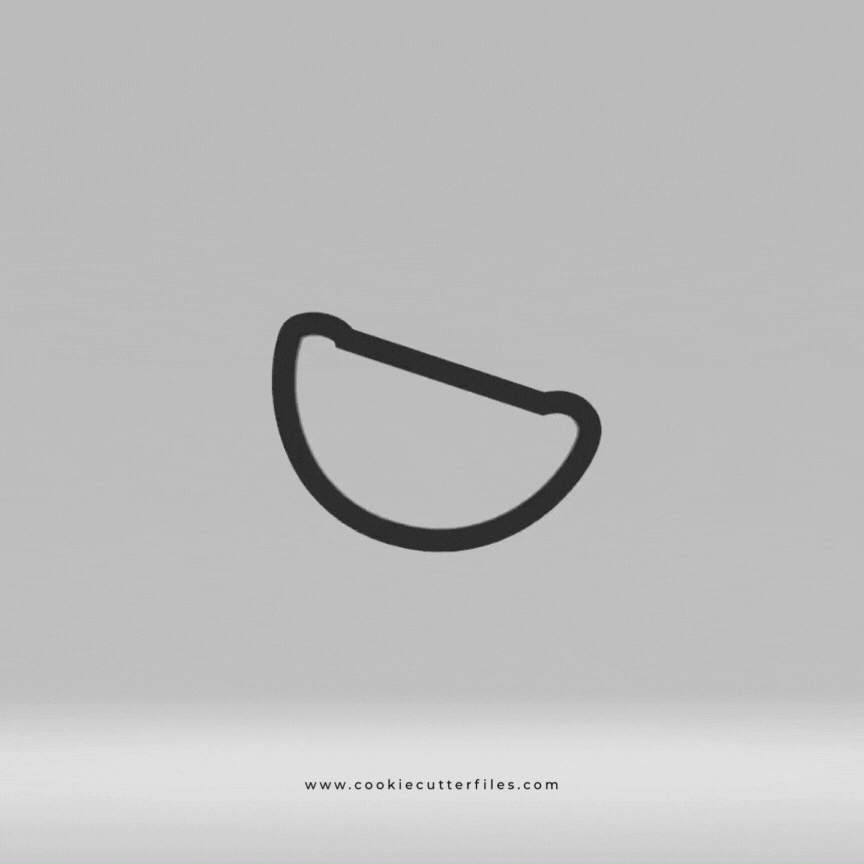 Watermelon Fourth Backyard Bbq Cookie Cutter STL Files Cookie Cutter Files