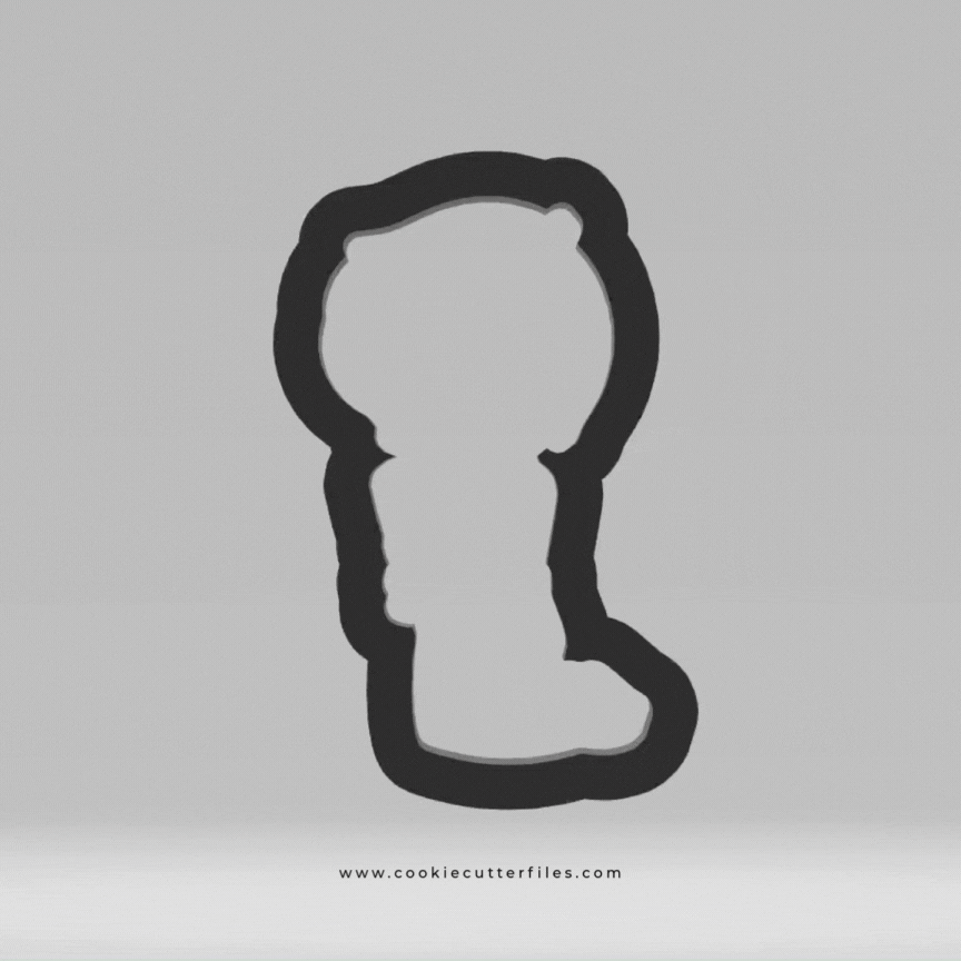 Boy Praying First Communion Cookie Cutter STL Files Cookie Cutter Files