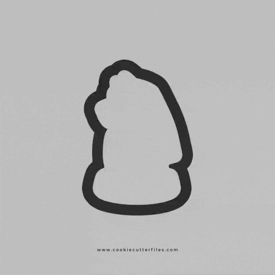 Knight Game Night Cookie Cutter STL Files Cookie Cutter Files