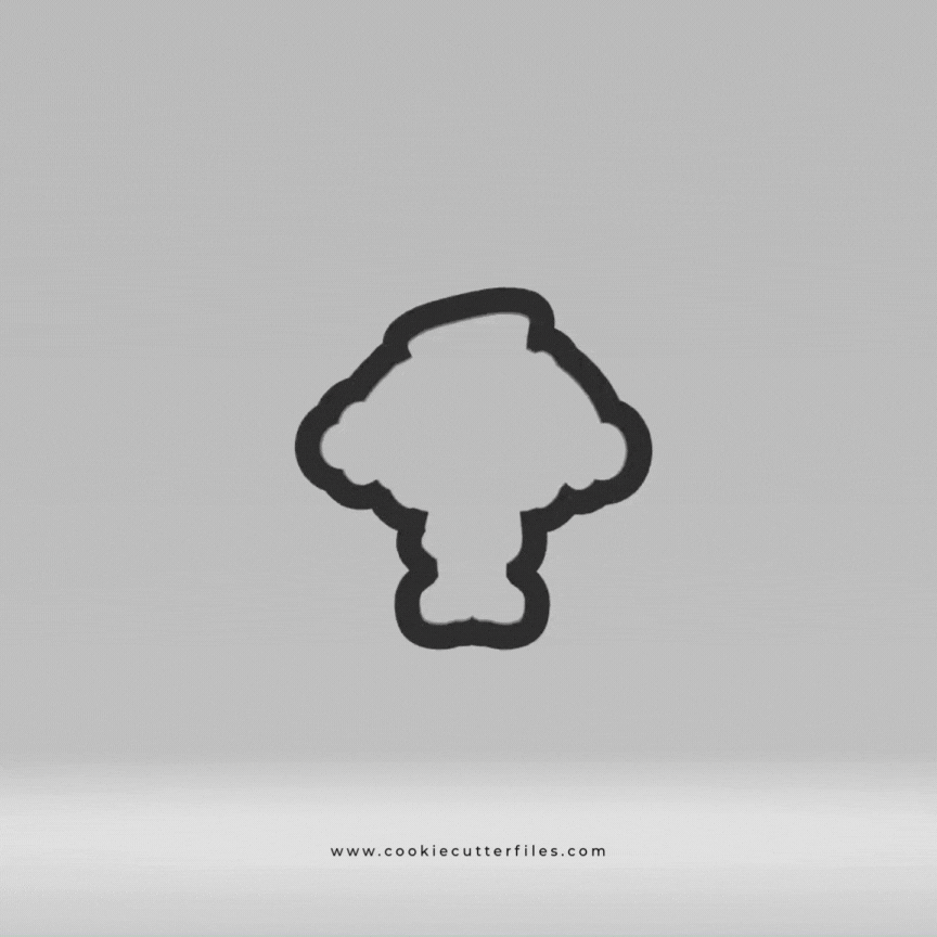 Rainbow Hip Leprechauns Cookie Cutter STL Files Cookie Cutter Files