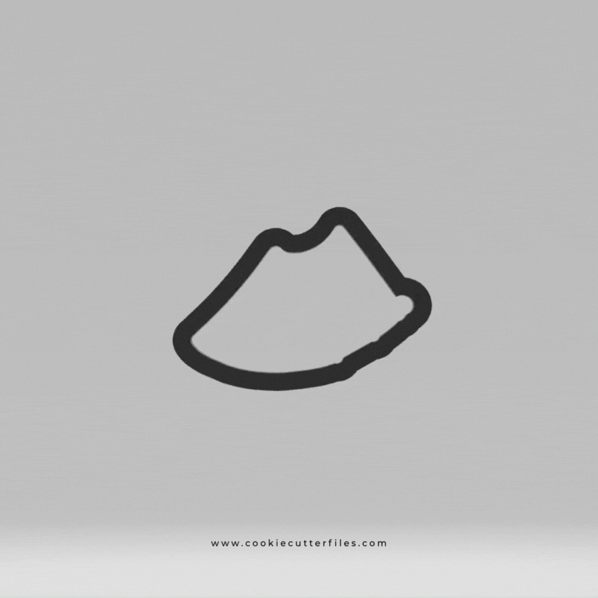 Tent Long Camping Kids Cookie Cutter STL Files Cookie Cutter Files