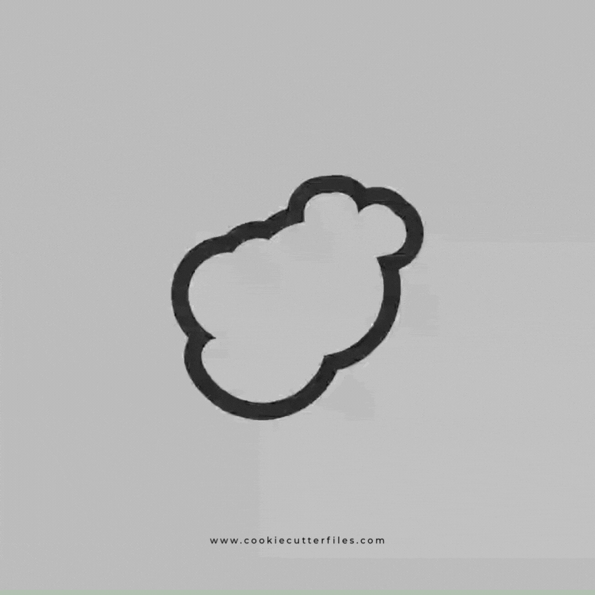Bee Valentine Animals Cookie Cutter STL Files Cookie Cutter Files