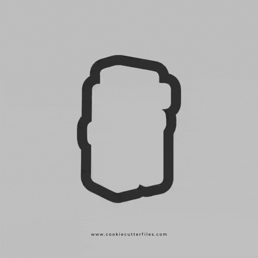 Wooden Block Tower Game Night Cookie Cutter STL Files Cookie Cutter Files
