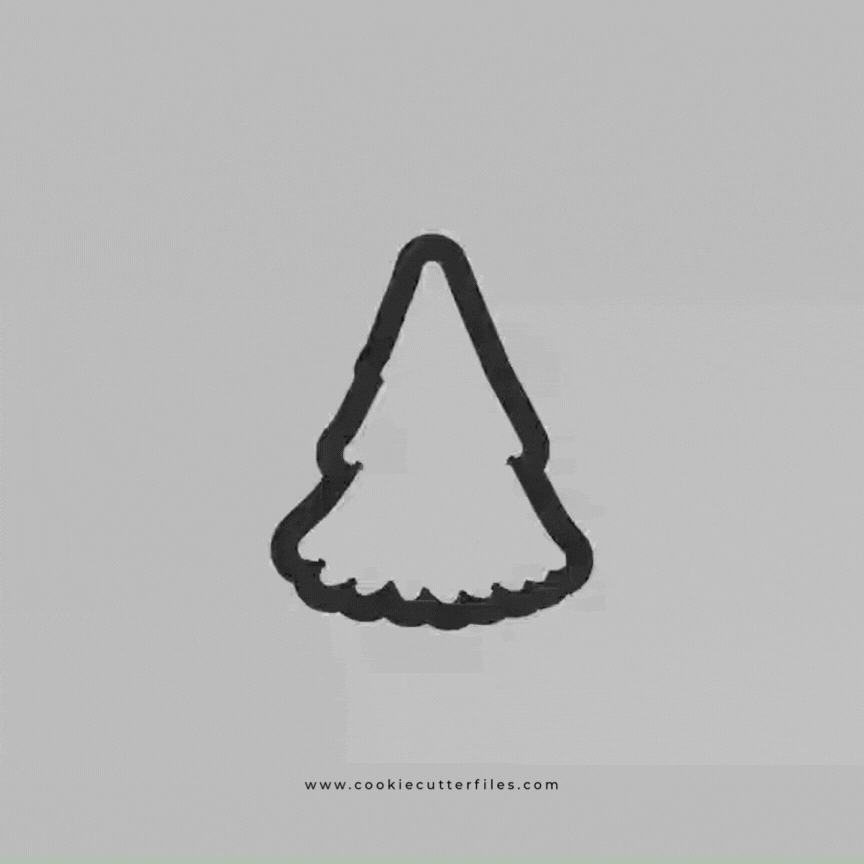 Tree Christmas Winter Gnomes Cookie Cutter STL Files Cookie Cutter Files