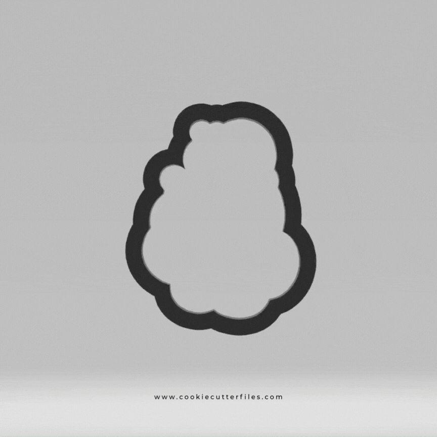 Snail Mother's Love Cookie Cutter STL Files Cookie Cutter Files
