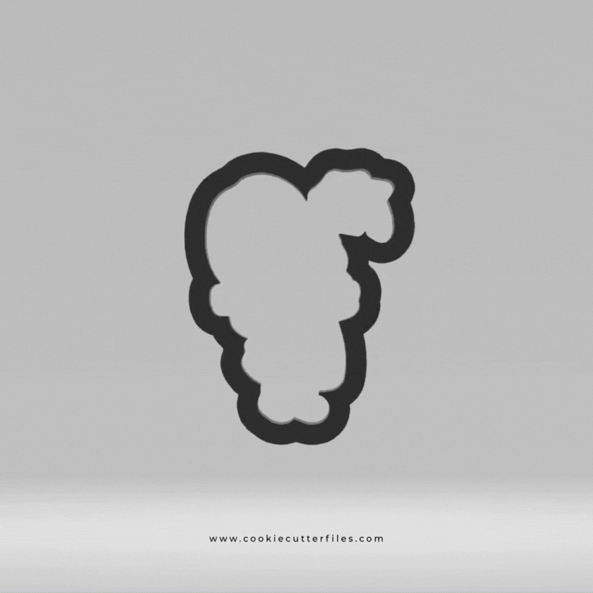 Girl Cap Grad Kids Cookie Cutter STL Files Cookie Cutter Files