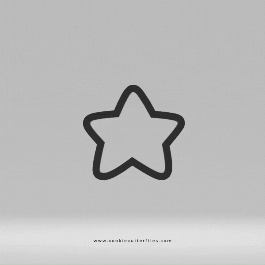 Star Gamer Kids Cookie Cutter STL Files Cookie Cutter Files