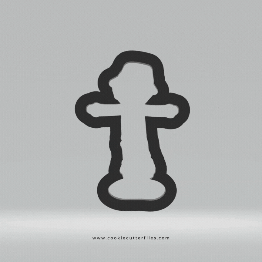 Scarecrow Fall Harvest Cookie Cutter STL Files Cookie Cutter Files