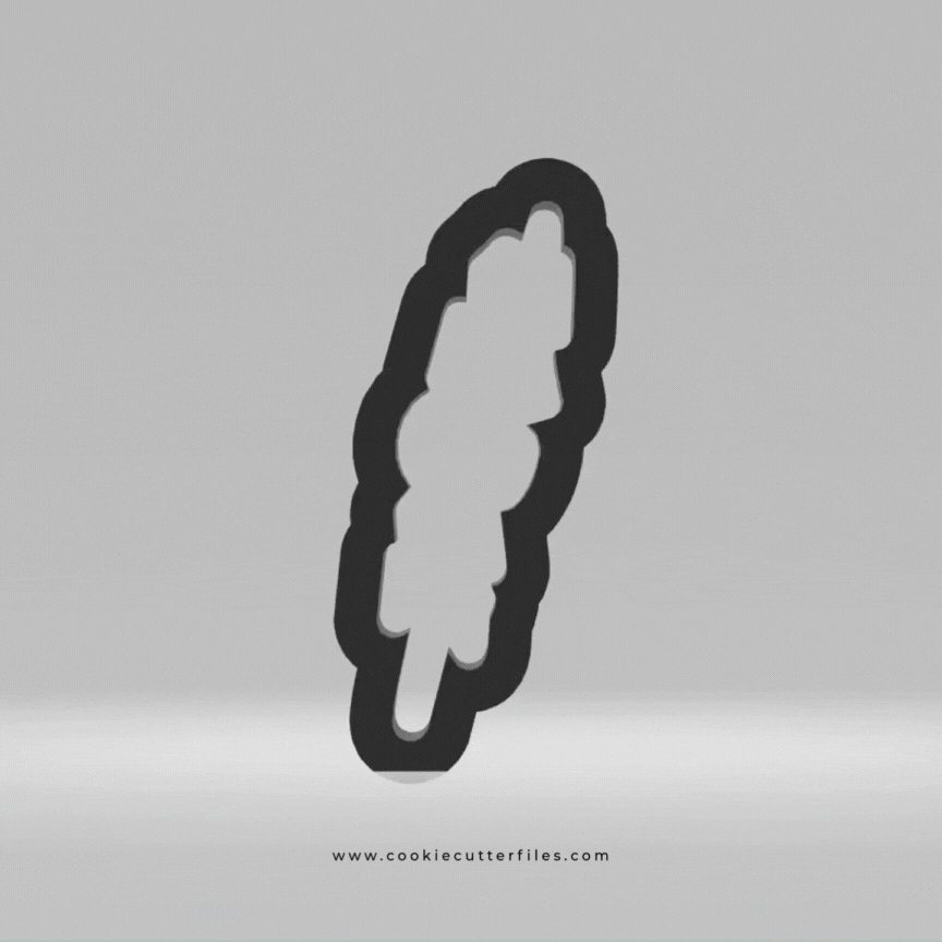 Skewer Backyard Bbq Cookie Cutter STL Files Cookie Cutter Files
