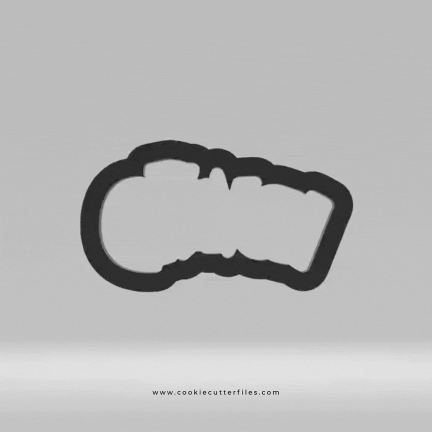 Typography Inspired Grinchymas Cookie Cutter STL Files Cookie Cutter Files