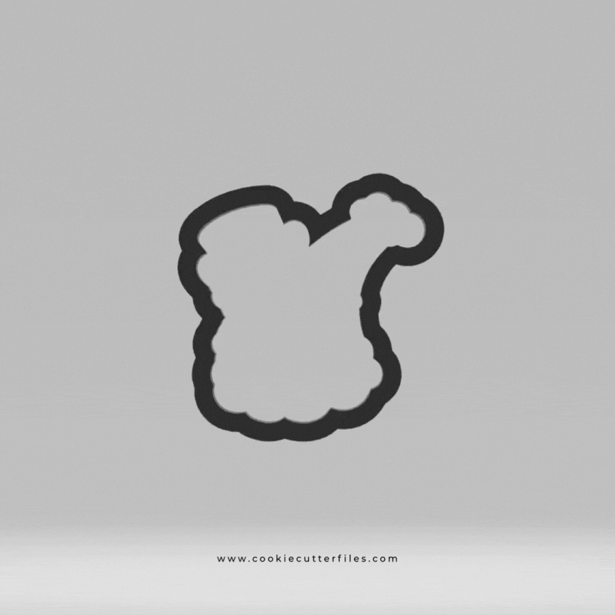 Leprechaun Rainbow Drink Lucky Charms Cookie Cutter STL Files Cookie Cutter Files